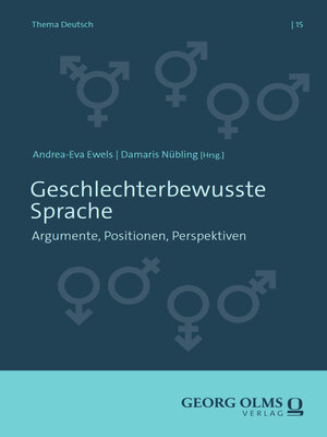 cover image of Geschlechterbewusste Sprache